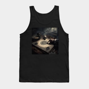 Séance of Spirits: An Ouija Board-Inspired Art Piece Tank Top